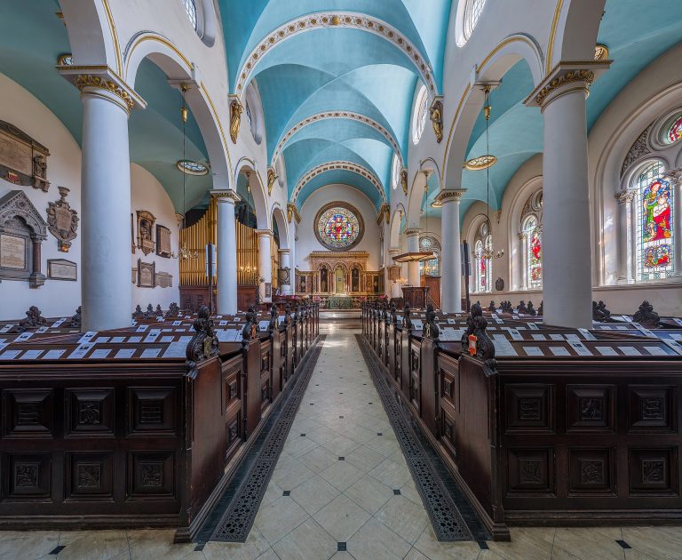 The Interior of St. Michael, Cornhill in London