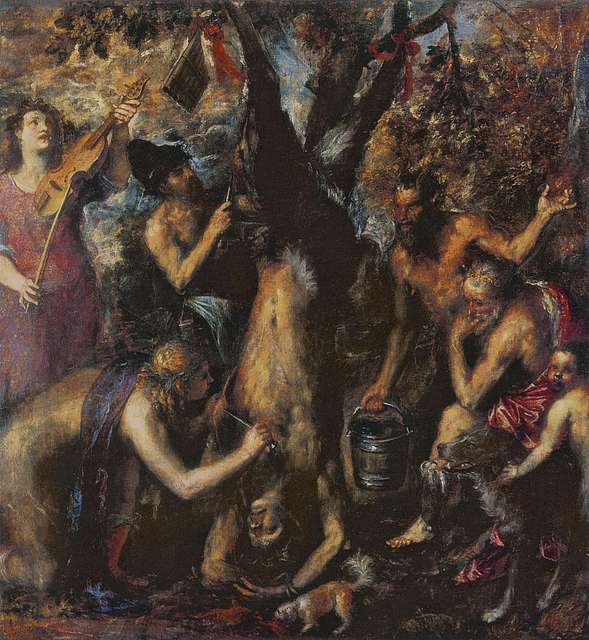 The Flaying of Marsyas by Titian
