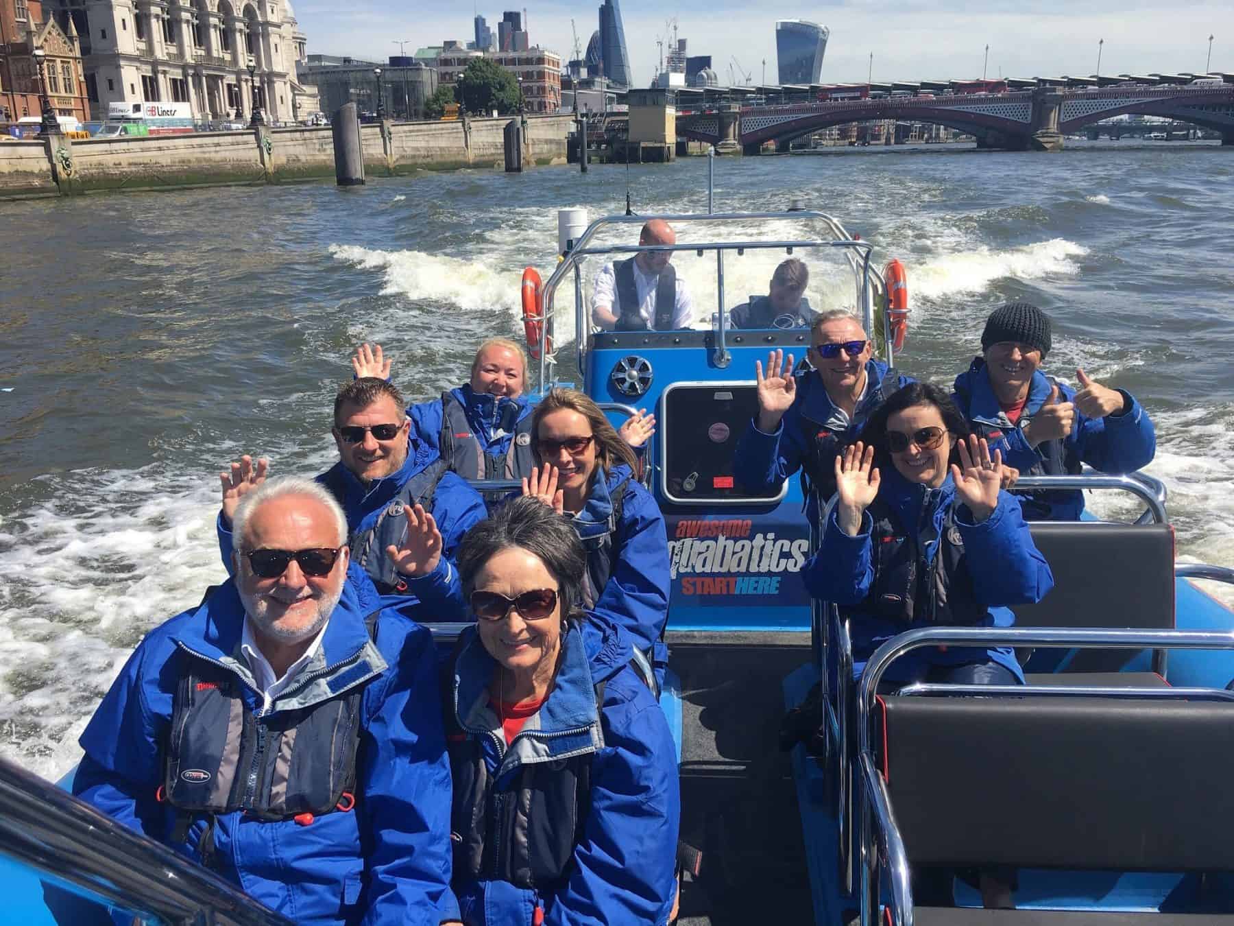 boat trip on the thames