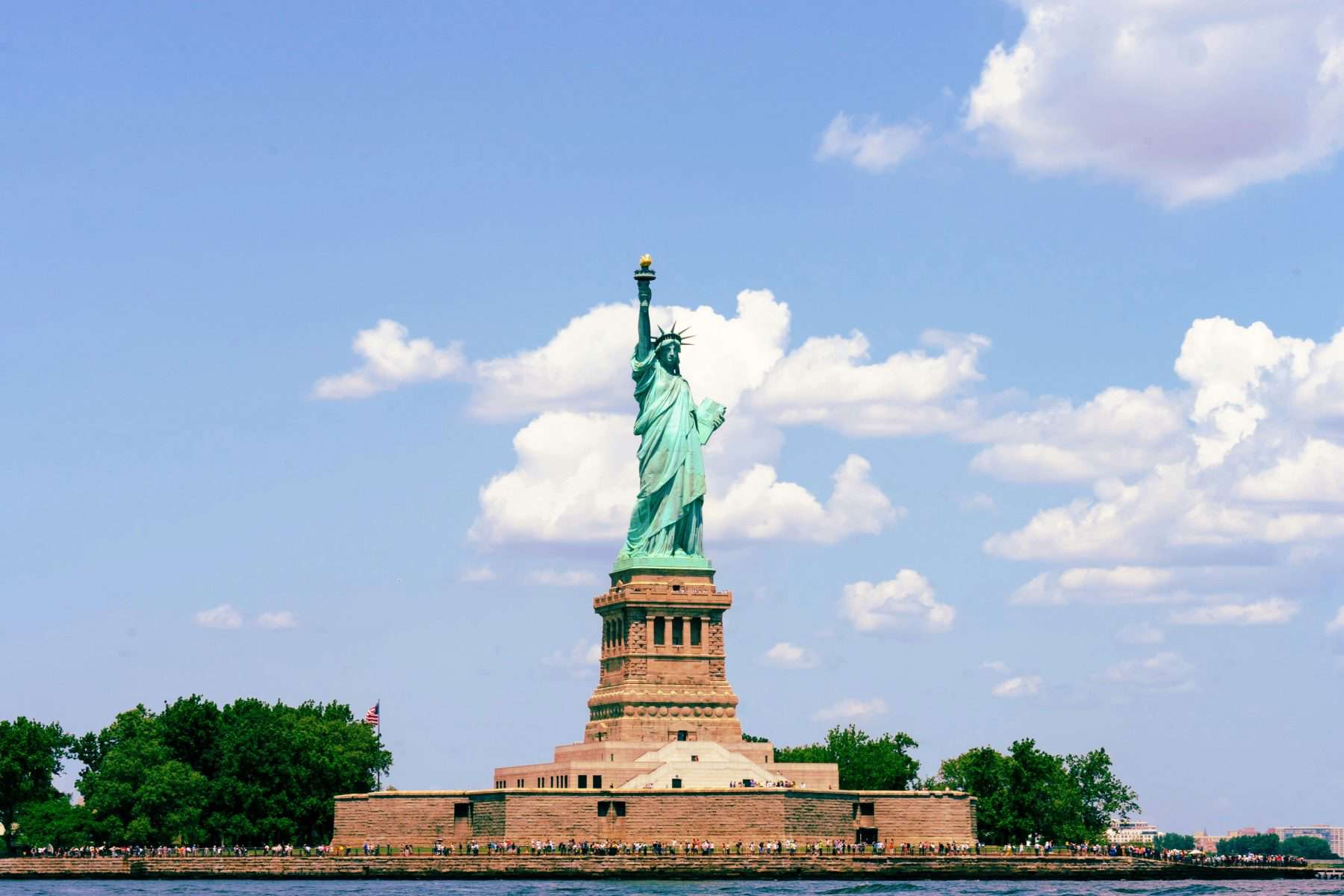 Liberty Island and the Stature of Liberty