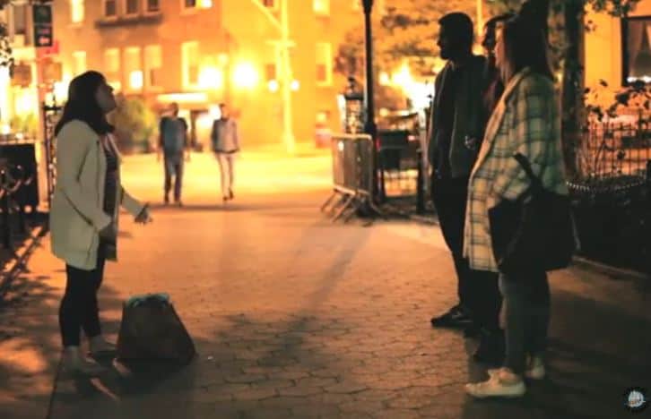a guide from Tours by Foot leading a ghost tour in Greenwich Village
