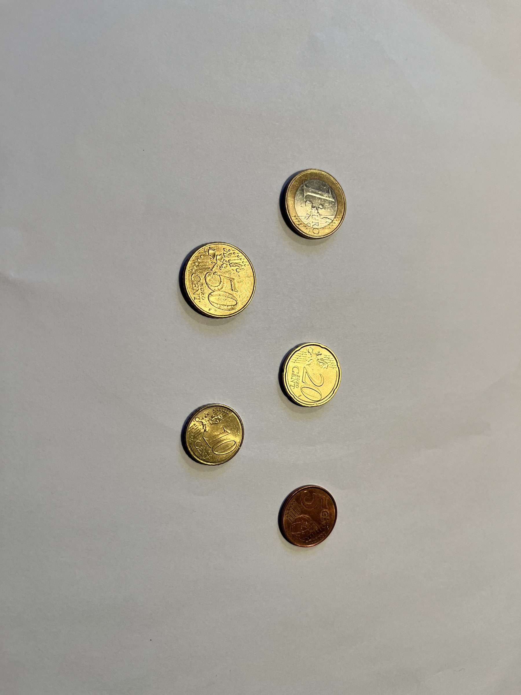 Small coin denomonations Berlin.

